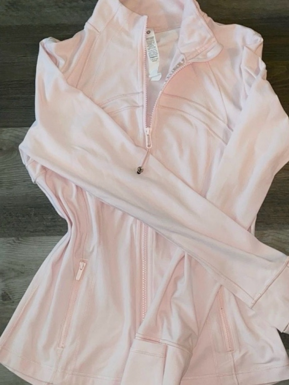 Lululemon Pink Strawberry Milkshake Full-Zip Define Jacket